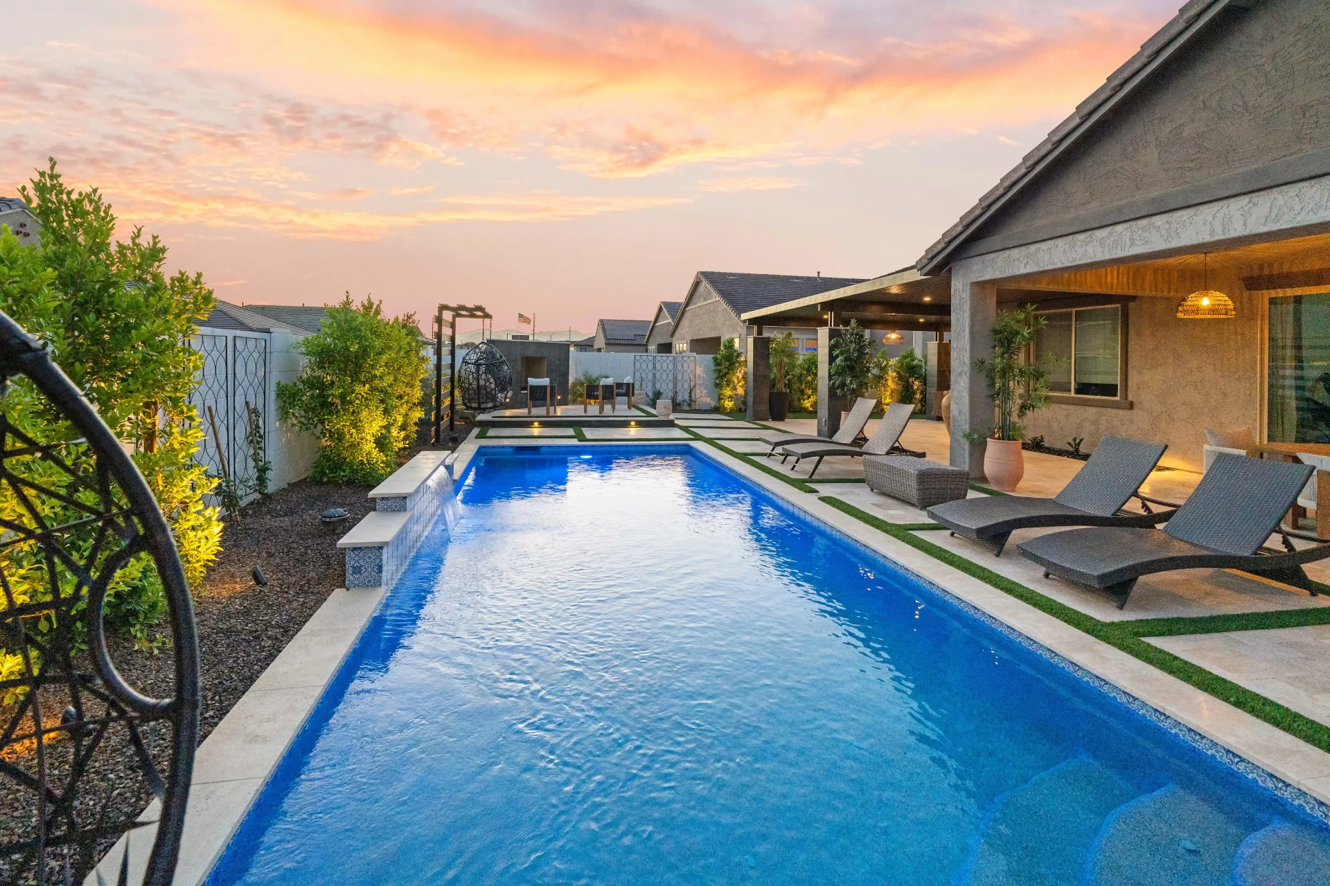 $85K full backyard transformation — Ahwatukee